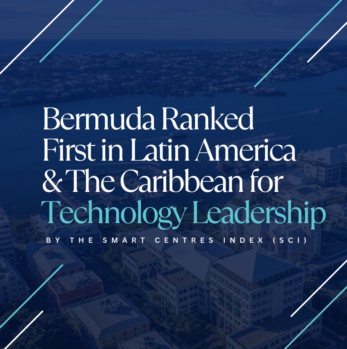 We are proud to announce that Bermuda has been ranked first in Latin America and the Caribbean in the Smart Centres Index (SCI). This recognition demonstrates our commitment to creating a resilient, forward-thinking economy. 

Read more here: ow.ly/7MsO50Uqgop