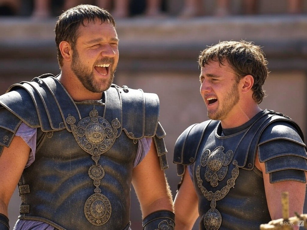 SpinellJoe's tweet image. Gladiator 1 Vs Gladiator 2 lo siento por Paul Mescal..