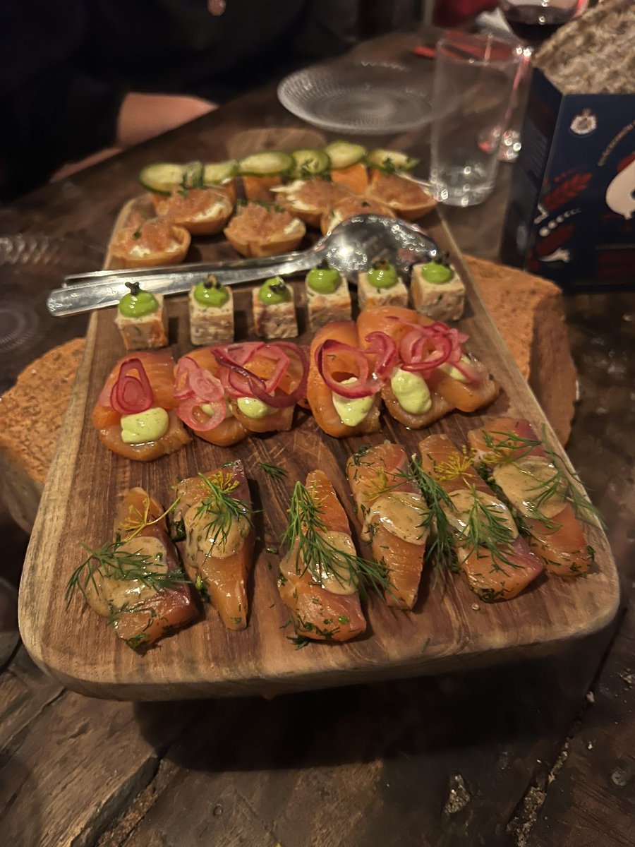 Jäkligt fint julbord i södra Dalarna