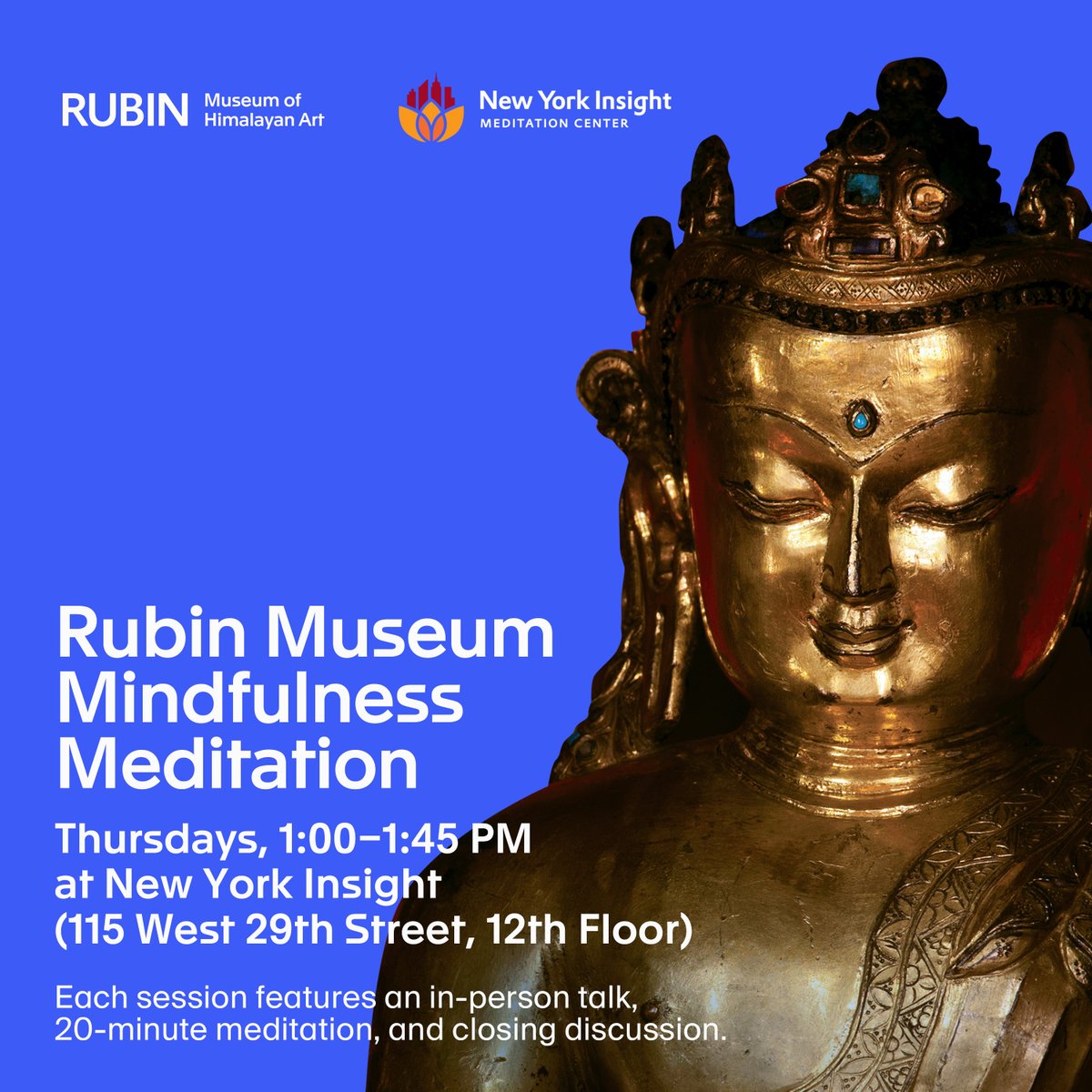 Rubin Museum of Himalayan Art (@rubinmuseum) on Twitter photo A new year, a fresh start, and an opportunity to develop new habits—like practicing the art of attention! Join our weekly meditation session housed at <a href="/NewYorkInsight/">New York Insight</a>. Sessions are open to beginners and skilled meditators. nyimc.org/rubin-museum-m… A new year, a fresh start, and an opportunity to develop new habits—like practicing the art of attention! Join our weekly meditation session housed at <a href="/NewYorkInsight/">New York Insight</a>. Sessions are open to beginners and skilled meditators. nyimc.org/rubin-museum-m…