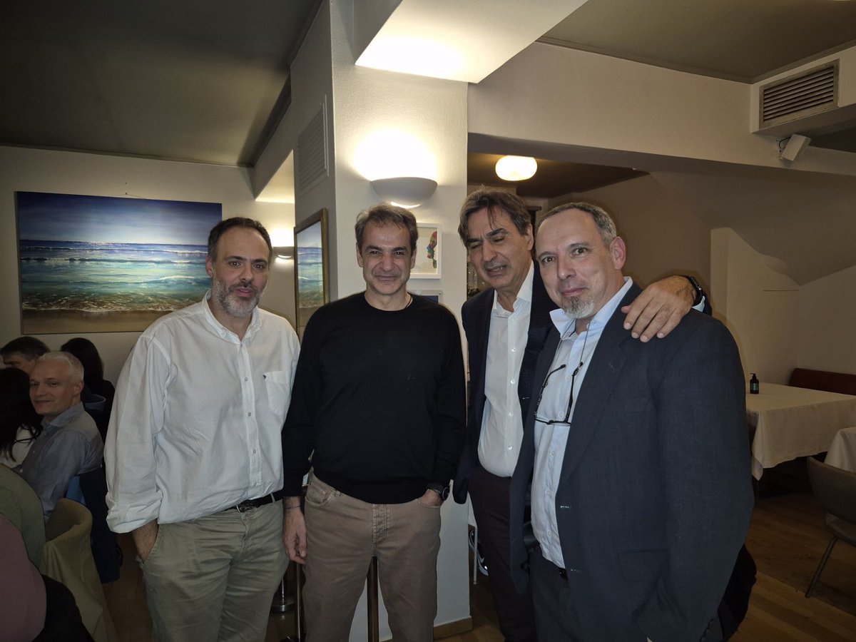 Hellenic Group of Sarcomas and rare tumors (@greeksarc) on Twitter photo Pre- masterclass dinner! Happy to introduce to <a href="/PrimeministerGR/">Prime Minister GR</a> the top of #sarcoma community all over the world!
<a href="/iboukovinas/">IOANNIS BOUKOVINAS</a> <a href="/DionysiosPapac1/">Dionysios Papachristou</a> <a href="/AKyriazoglou/">ANASTASIOS KYRIAZOGLOU</a> <a href="/kjetilboye/">Kjetil Boye</a> <a href="/SilviaStacchia/">Silvia Stacchiotti</a> @seppobauer <a href="/RobinL_Jones/">Robin Lewis Jones</a> <a href="/Ioanna_Nixon/">Ioanna Nixon</a> <a href="/WTapMD/">William Tap</a> <a href="/BrotoJavier/">Javier Martin Broto</a> Pre- masterclass dinner! Happy to introduce to <a href="/PrimeministerGR/">Prime Minister GR</a> the top of #sarcoma community all over the world!
<a href="/iboukovinas/">IOANNIS BOUKOVINAS</a> <a href="/DionysiosPapac1/">Dionysios Papachristou</a> <a href="/AKyriazoglou/">ANASTASIOS KYRIAZOGLOU</a> <a href="/kjetilboye/">Kjetil Boye</a> <a href="/SilviaStacchia/">Silvia Stacchiotti</a> @seppobauer <a href="/RobinL_Jones/">Robin Lewis Jones</a> <a href="/Ioanna_Nixon/">Ioanna Nixon</a> <a href="/WTapMD/">William Tap</a> <a href="/BrotoJavier/">Javier Martin Broto</a>