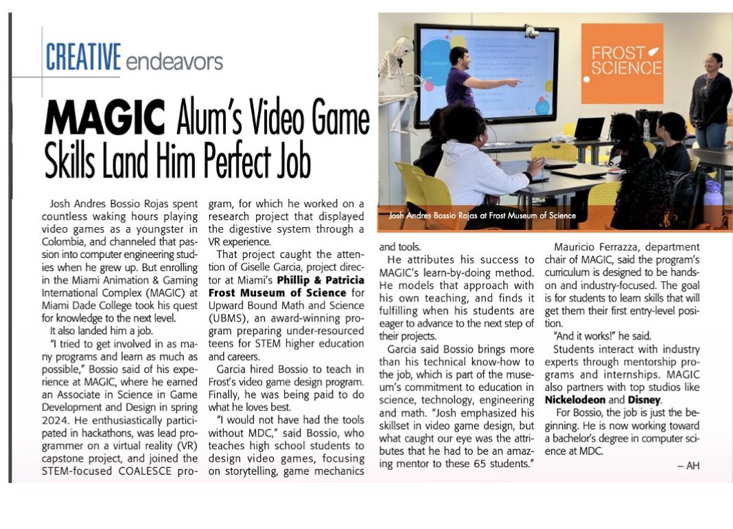 itsanayansy's tweet photo. 📰 I'm thrilled to share two new stories I've written for @MDCollege fall Forum Edition!

#BeMDC #IAmMDC https://t.co/vp4CVmztZB