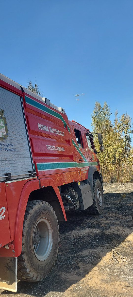 Nos encontramos con Unidad 32 apoyando al Cuerpo de Bomberos de Nogales por incendio forestal #IncendioForestal #Bomberos #Nogales #Emergencia