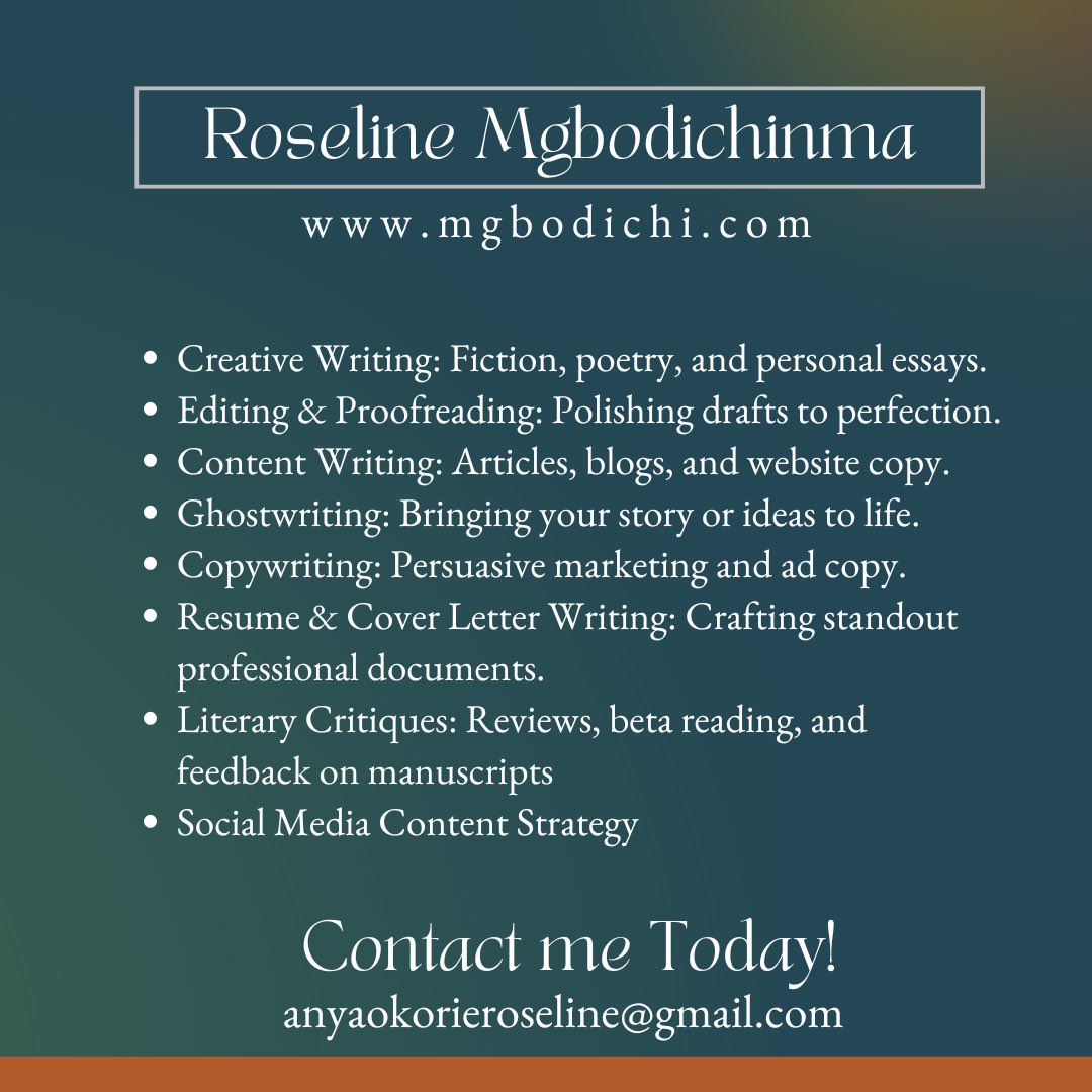 Roseline Mgbodichinma tweet media