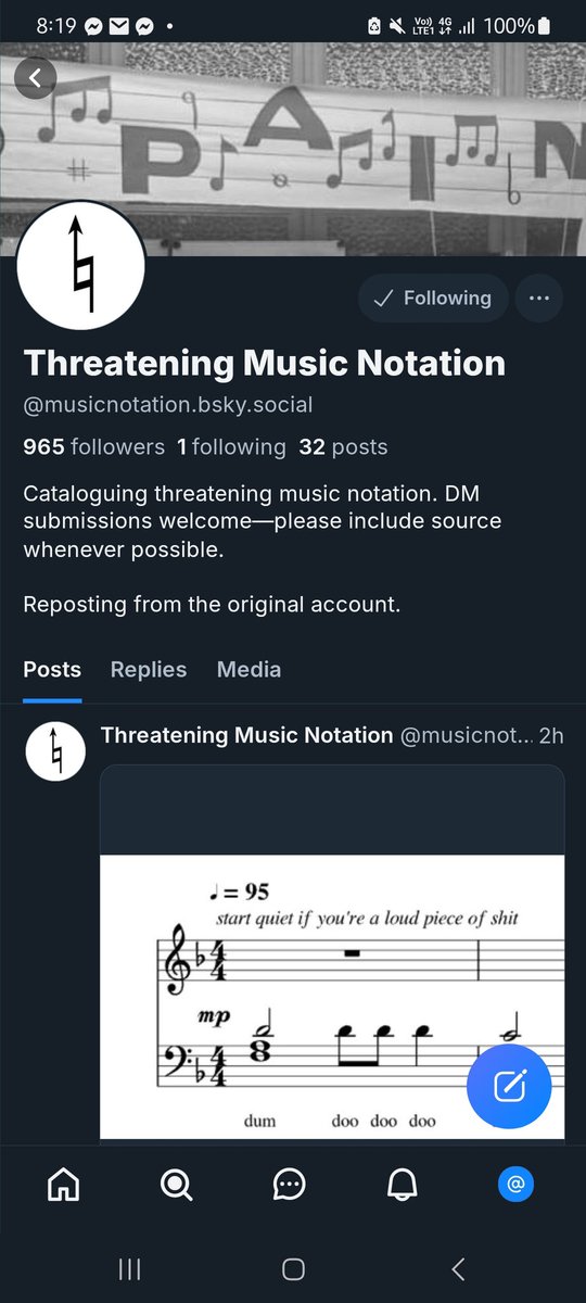 Threatening Music Notation (@ThreatNotation) / Posts and Replies / X