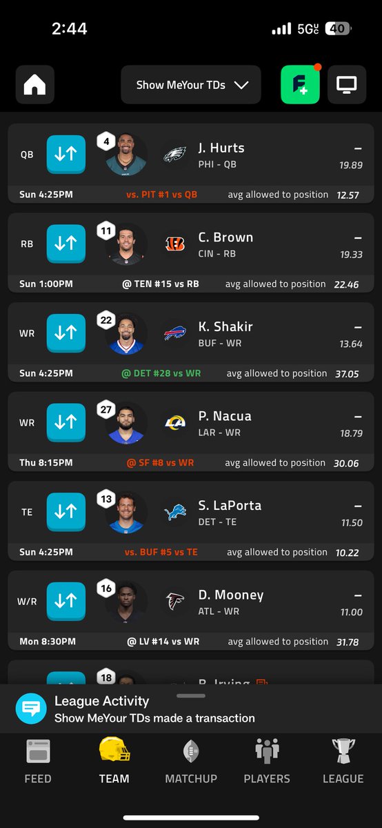 Nat072990611's tweet photo. @NFLFantasy https://t.co/Cjf0kZT23l