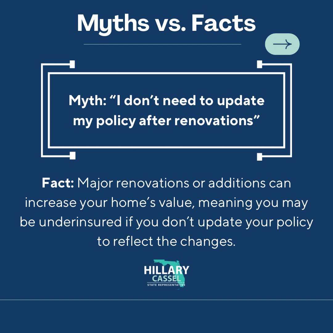 RepCassel's tweet image. Home insurance can be confusing, but knowing the facts is key. From storm damage to claim denials, understanding your coverage can save time, money, & stress. Let’s bust some common myths & stay prepared together. #InsuranceTips #StayInformed #HomeInsurance