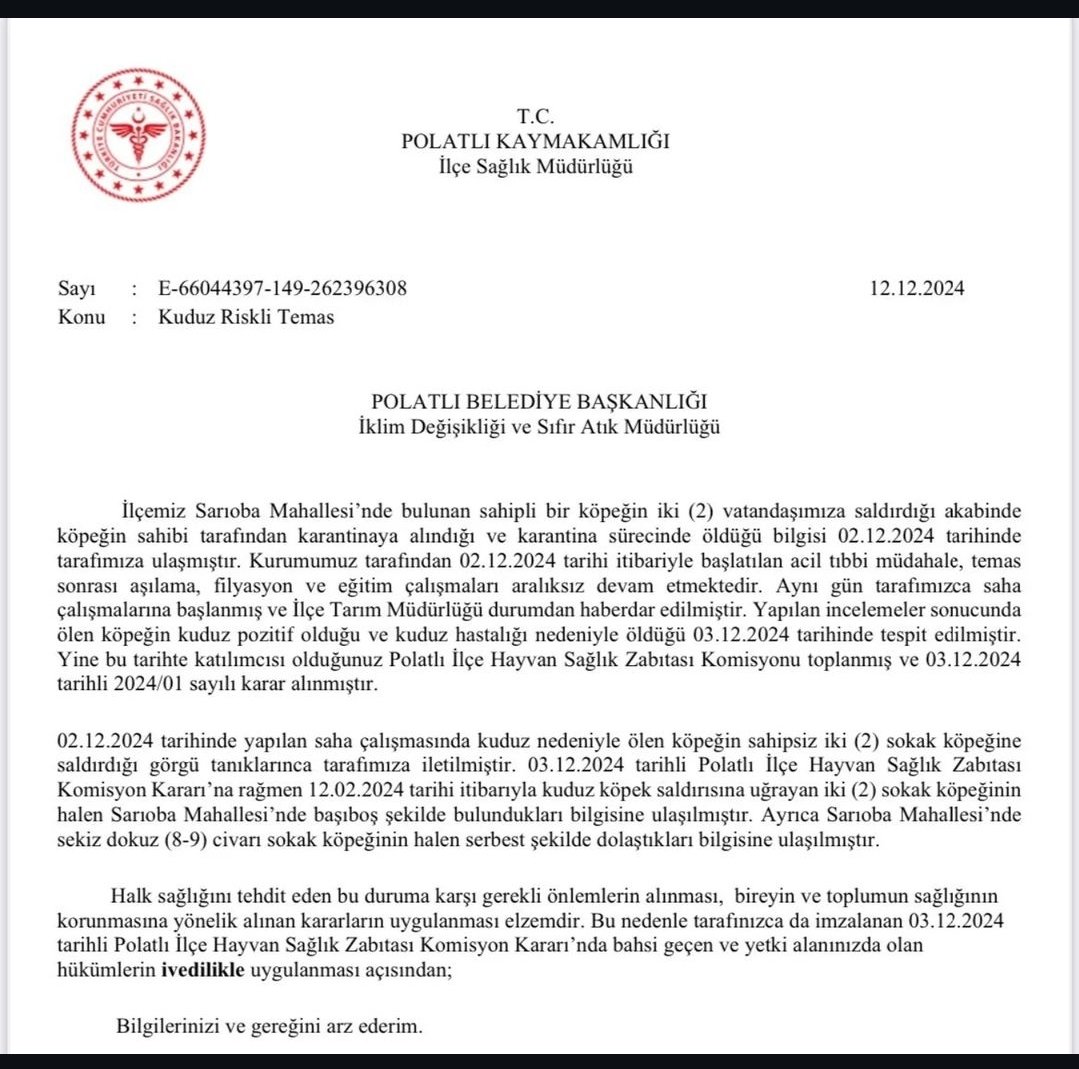 odabasi_06's tweet photo. Birakin Polatli'yi sarioba mahallesinde bulunan kopeklere bile hala mudahale edilmiyor köpegin köye gorevli gelen çalışanları isirdigi soyleniyor ne zaman onlem almayi düşünuyorsunuz.@PolatliBeltr Siyasi rant kavgalarınizi  bırakıp halk sağlığını düşünsek   #kuduz #polatli https://t.co/FbkDrndTwF