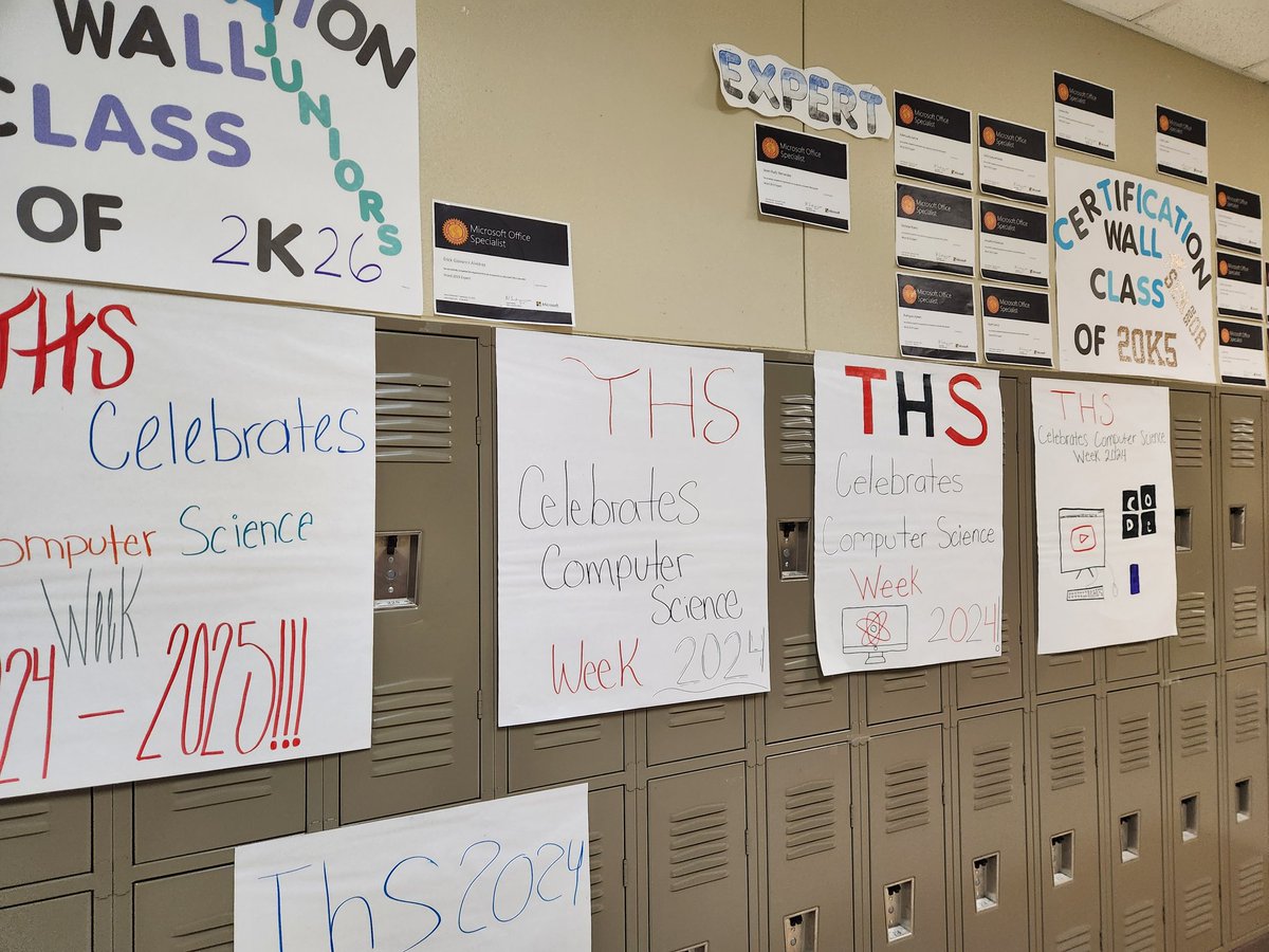 JoseLSilvaSmith's tweet image. Tornillo High School students in Business Education &amp;amp; Computer Science classes celebrated @CSEdWeek by creating some posters for all students to learn about Computer Science! ❤️😉👌 #TISDProud #TornilloISD #CSEdWeek