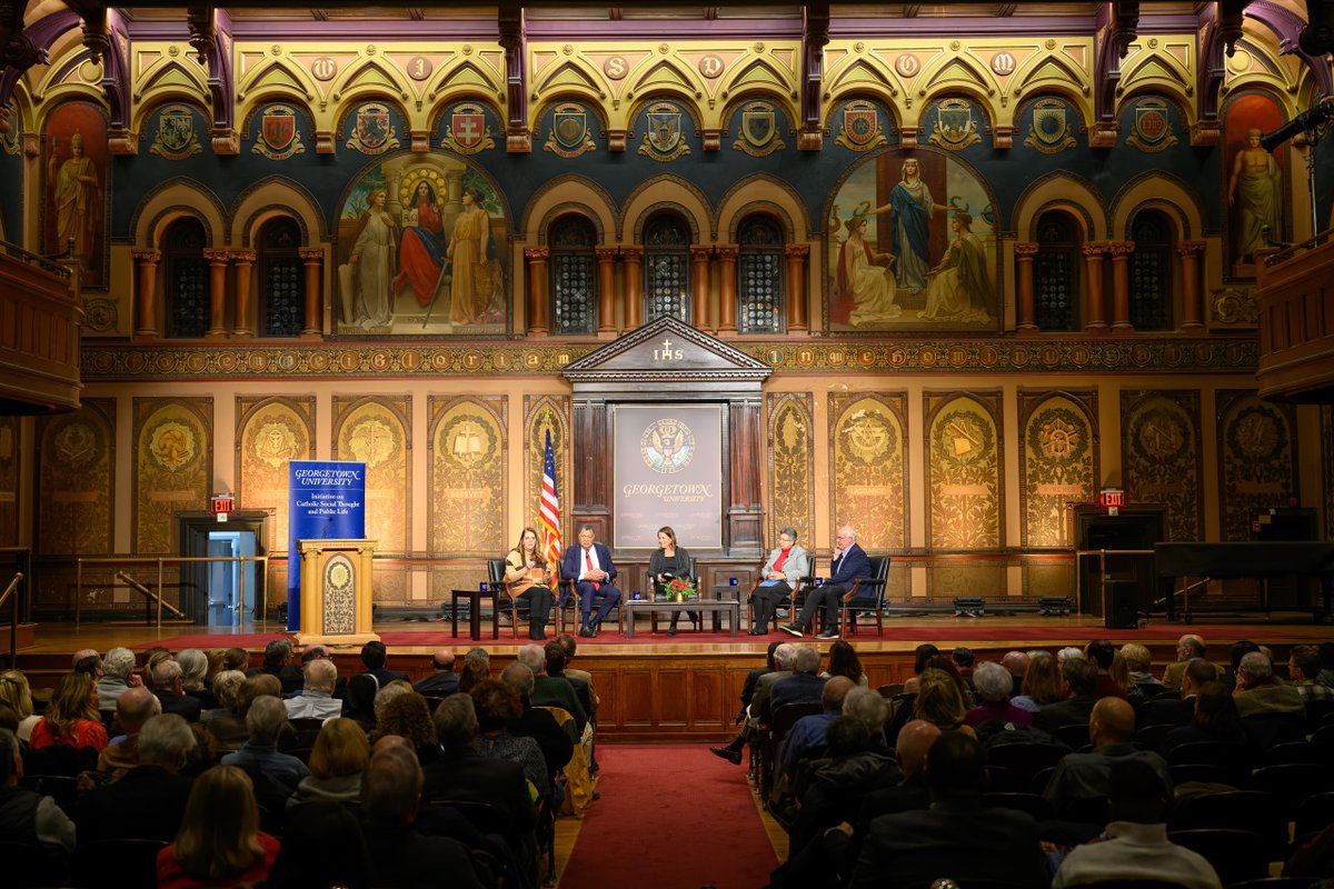 GUcstpubliclife's tweet photo. The video from our Public Dialogue “What Do We Do Now? Catholic Responsibilities, Opportunities After the Election and Synod” with @nytdavidbrooks @TereMayaCCVI @KerryAlys @PresRougeau is now available!
https://t.co/8DyXkIsisU
#WhatNowCatholics https://t.co/oTe2MTw82h