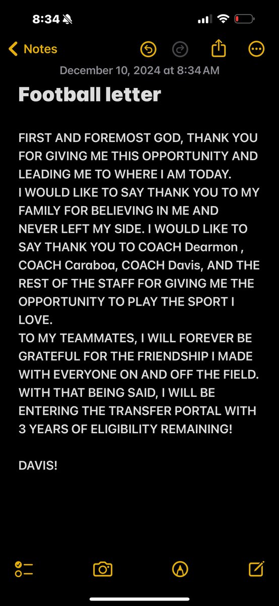 AGTG 🙏🏿  #TransferPortal #GodsPlan