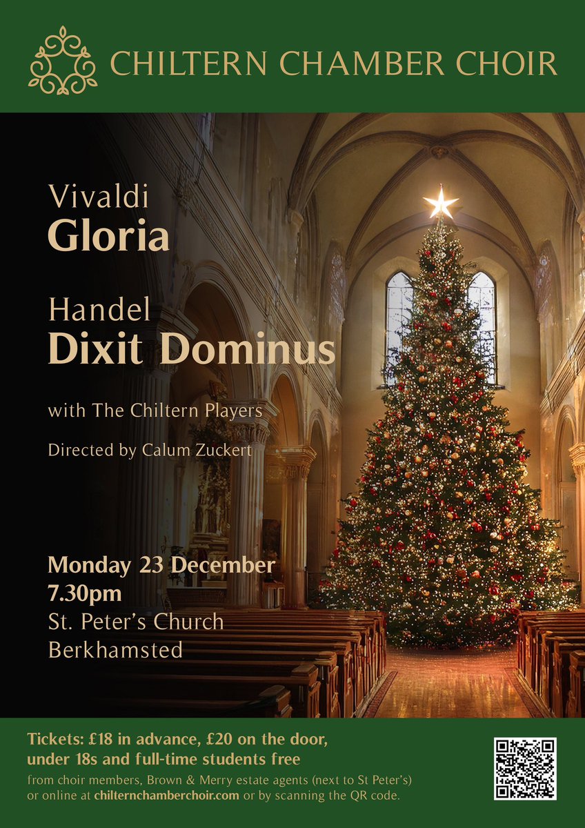 Only 10 days to go… snap up your tickets now! #berkhamsted #Christmas2024 #ClassicalMusic