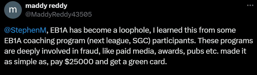 gcbacklogkill's tweet photo. @elonmusk @kirillzzy @elonmusk @USCIS 90% are dishonest people and not talented and hardworking. They are fake. People are opening their own journals and publishing their own ChatGPT research papers see this fake journal https://t.co/7GgB6BTJxy 

MaddyReddy43505 writes below https://t.co/pjmHdOkQ57
