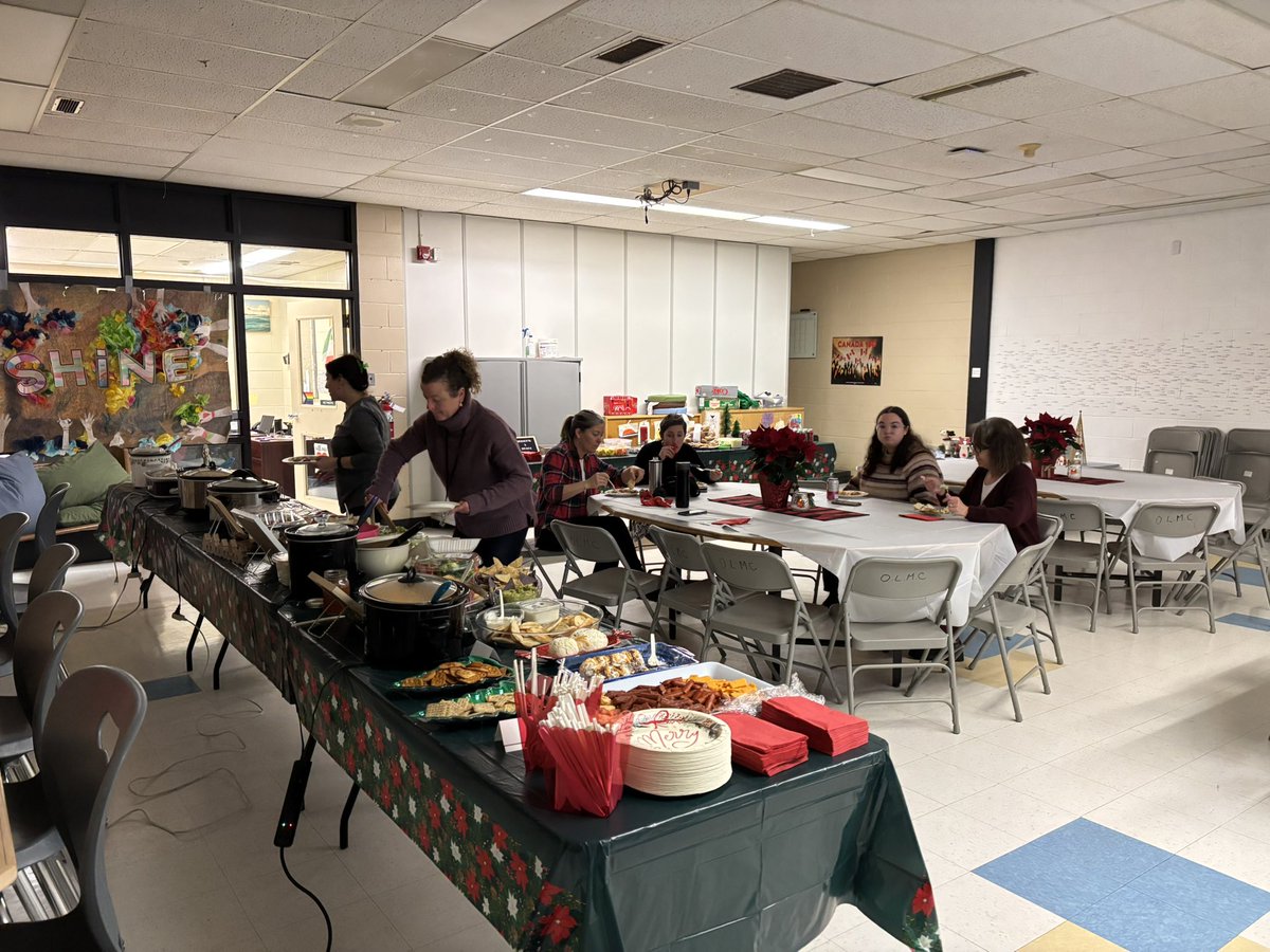 Our social committee is on fire! Thanks, staff, for contributing to this incredible staff potluck! Together is Better! 🥰