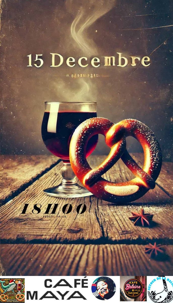 🎄Activités spéciales fêtes ✨ ce dimanche 15/12 après-midi au @cafemayaparis : fabrication de biscuits aux épices et au miel (15h-16h) suivi d’un apéro bretzel / vin chaud à 18h ! 

#paris12
#cafemayaparis