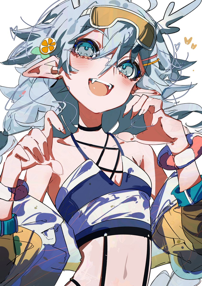 I'm slowly transitioning into a water dragon! Enjoy some beautiful art by @/AimableManahira! <3!!