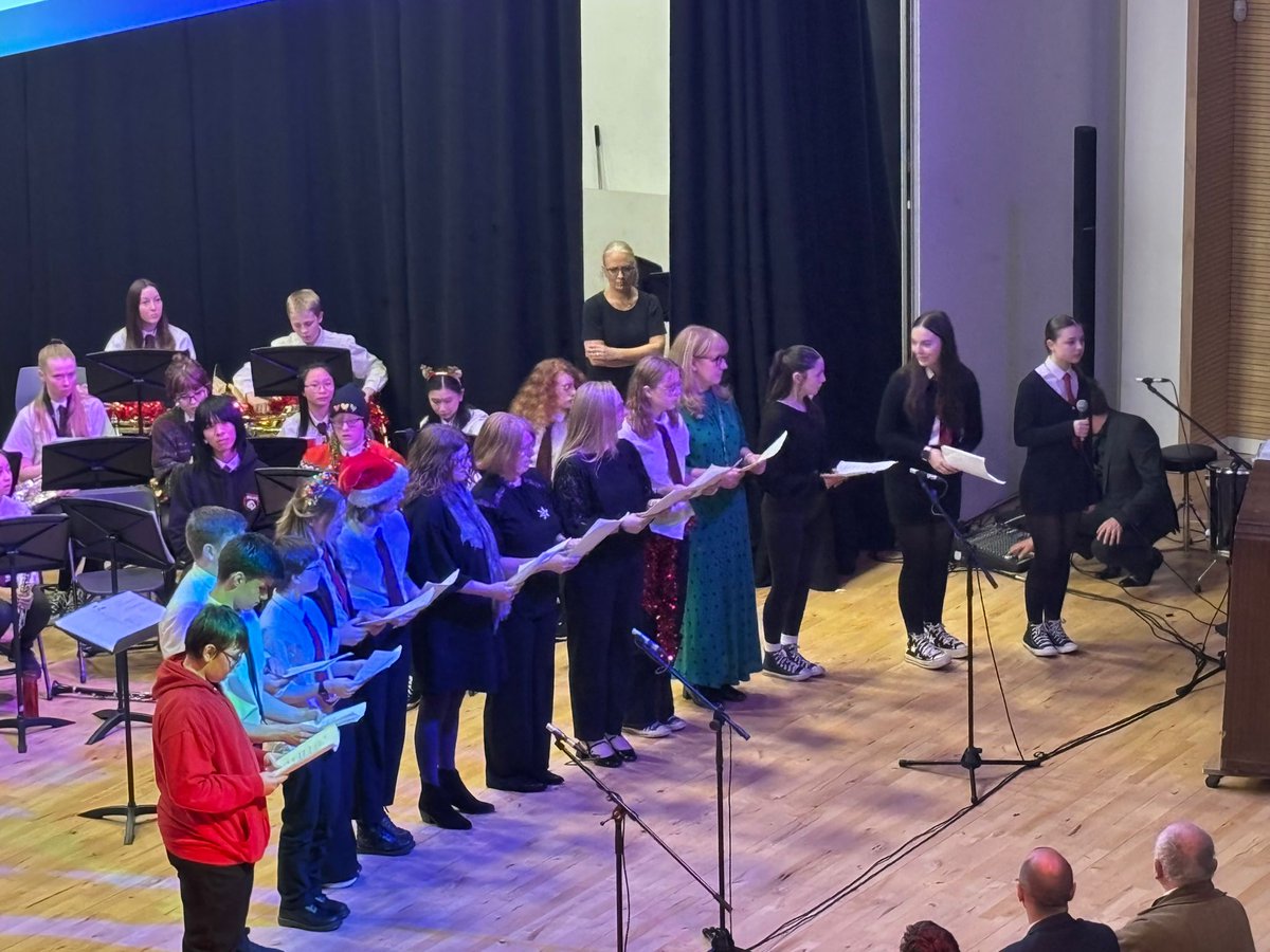 Thank you to all our community for joining us this evening, it was a very special event! 🎅🎄 Well done to all involved and especially our fantastic music department! West Calder High School Wind Bands #westcaldercares