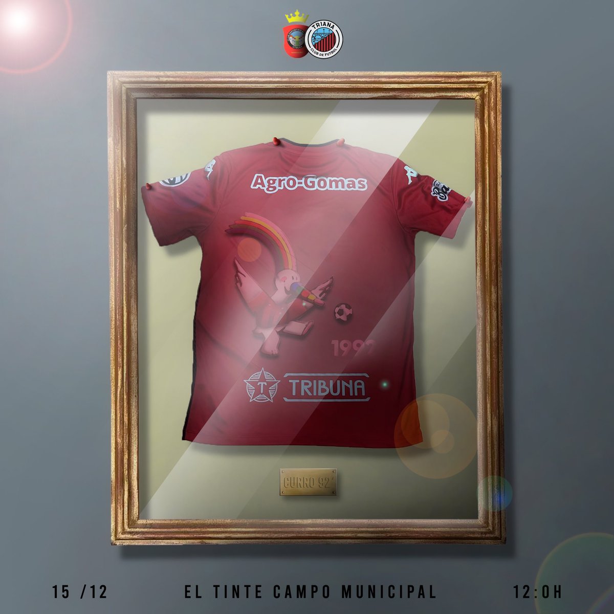 TrianaCF19's tweet photo. El domingo pondremos dirección Utrera para enfrentarnos al Tinte en el partido correspondiente a la 14ª jornada liguera. 

Los nuestros buscarán volver a sumar de 3 tras la victoria cosechada la semana pasada en casa ante el Bellavista.

¡Contamos con vuestro apoyo, afición! 💪

¡VAMOS TRIANA! ❤️

#TinteUtreraTriana • #TieneUnSelloDistinto