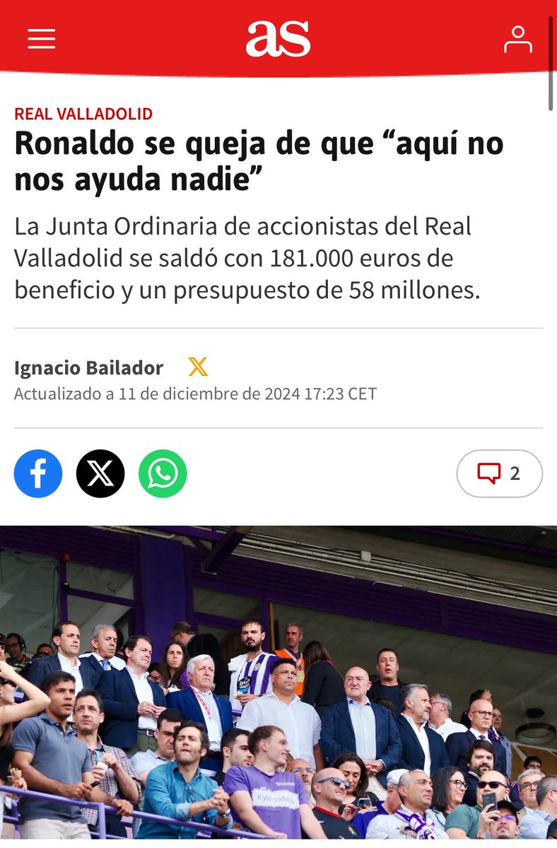 oscar_puente_'s tweet photo. Entre un titular y otro ha pasado un año. De hacer más que nadie a no hacer nada. La realidad es que desde junio de 2023 en el que dejamos listo el convenio de la Ciudad Deportiva para la  firma, no se ha movido un papel. Ronaldo y Carnero. Tanto monta, monta tanto. https://t.co/lU3kUs7aej