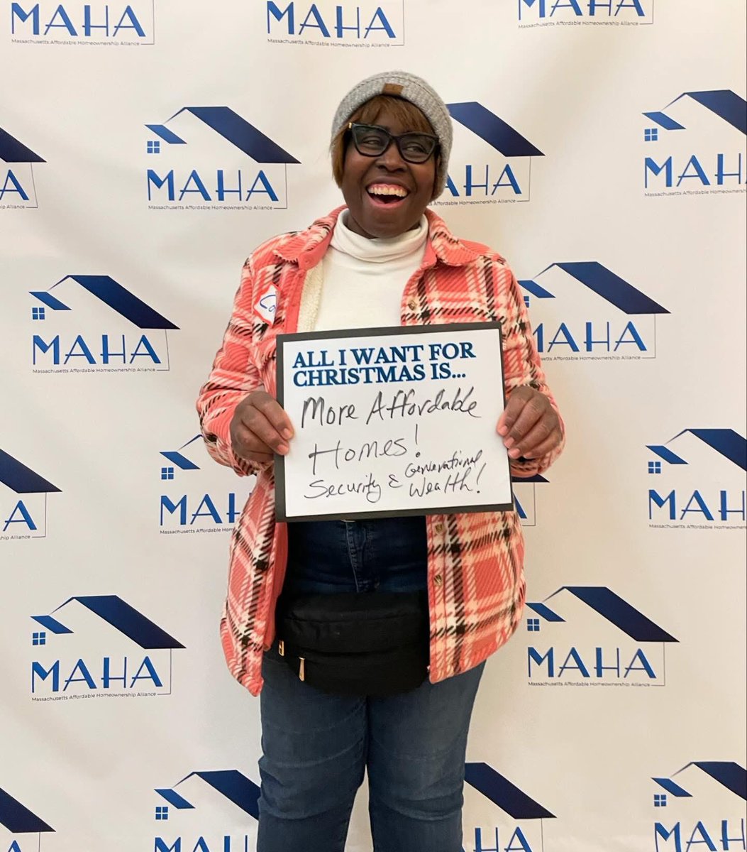 mahahome's tweet image. All MAHA wants for Christmas is…affordable and sustainable homeownership! 🏠🎄 

Our MAHA members shared their homeownership wishes at our last Organizing meeting of the year 💙

#communityorganizing #affordablehomeownership #firstgenhome #boston #Massachusetts