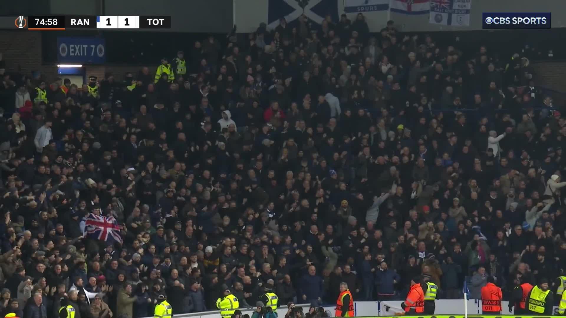 Dejan Kulusevski brings Spurs level at Ibrox Stadium with a perfect finish! 💫