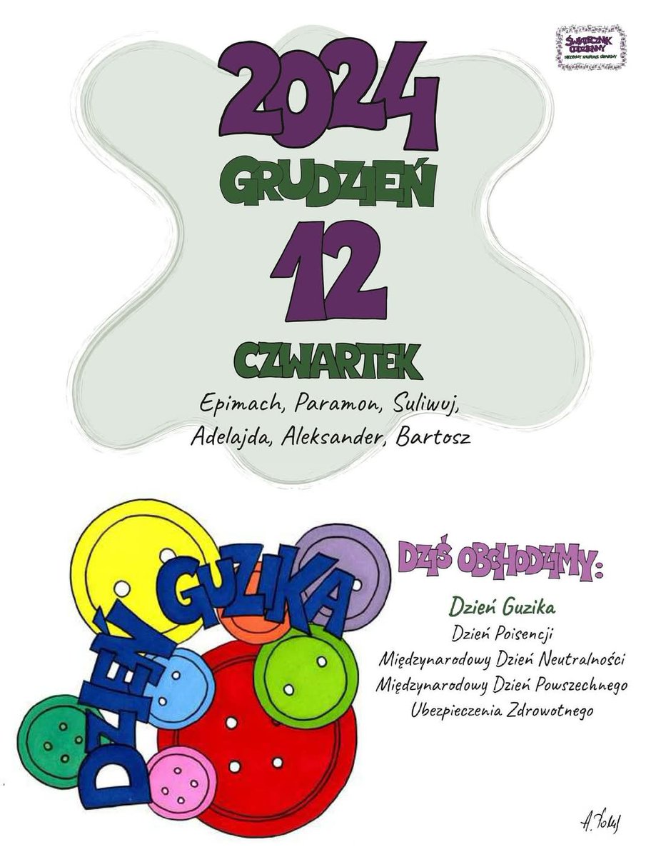 JawRav's tweet image. Kartka z kalendarza 12.12.2024
Dzień Guzika
Więcej świąt nietypowych każdego dnia na: Świątecznik Codzienny-Nietypowy Kalendarz Obrazkowy

#dzienguzika #buttonday #guzik #guziki #button #buttons #swiatecznikcodzienny #kartazkalendarza #swietanietypowe #nietypoweswieta #nietypowe