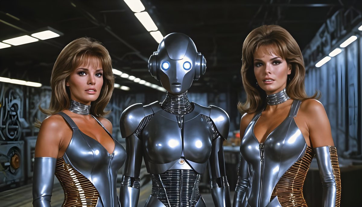 KurtClark's tweet image. Welcome Planet R - #AIFanArt #RaquelWelch