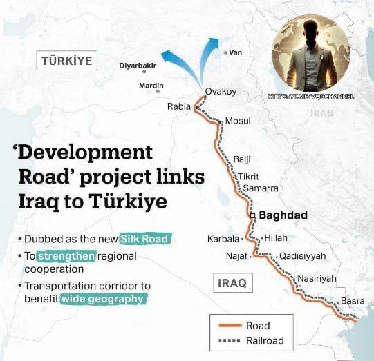 LadyAfro17's tweet photo. LA CRISI SIRIANA POTREBBE MINACCIARE LA ROTTA TRA IRAQ E TURCHIA 2/2
▪️L'attuazione del progetto #Development_Road è complicata dal fatto che questo percorso attraverserà aree dell'#Iraq di fatto controllate da entità #curde.
▪️La #Turchia vuole usare la Strada dello sviluppo per ridurre l'influenza del Partito dei lavoratori del #Kurdistan, che #Ankara considera un'organizzazione terroristica e che mantiene una presenza nel #Kurdistan iracheno.
▪️I tentativi turchi di far sì che la Strada dello Sviluppo aggiri le principali città della regione del Kurdistan iracheno si sono scontrati con l'opposizione del Governo curdo.
▪️Gli attuali disordini in #Siria potrebbero comportare rischi aggiuntivi per il progetto, a causa della probabilità che gli scontri tra le varie fazioni siriane si estendano alle aree attraversate dalla nuova rotta commerciale.
#12dicembre #13dicembre
#Iraq #Iran #EurasiaNews
#Siria #Medioriente
#ThisIsNotForMe #NotInMyName
#NonInMioNome
https://t.co/Z2467rEbq8