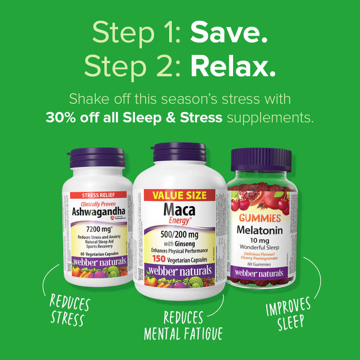 Shake off this season’s stress with 30% off all Sleep &amp; Stress supplements. 😌 Offer ends on December 15 at 11:59 PM EST. While supplies last.

Shop now: bit.ly/3AYLN1M