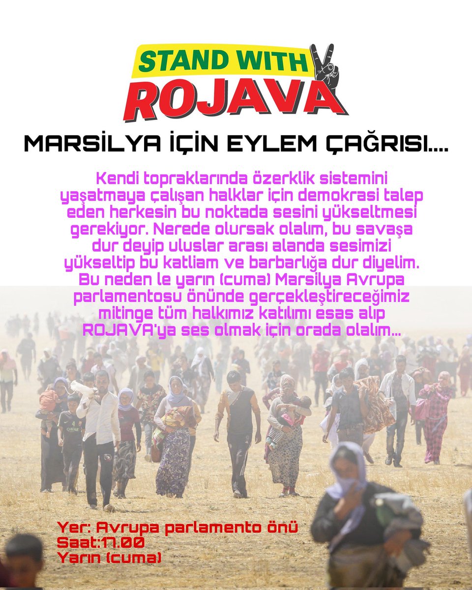 _Civak_saz1's tweet image. Fransa Marsilya #StandWithRojava