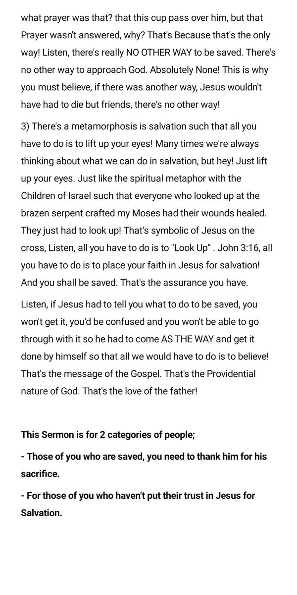 IfeanyiChimezi9's tweet photo. METAMORPHOSIS DAY 1 (Evening session) SERMON NOTES

#Metamorphosis https://t.co/6R1Jcw1ndD
