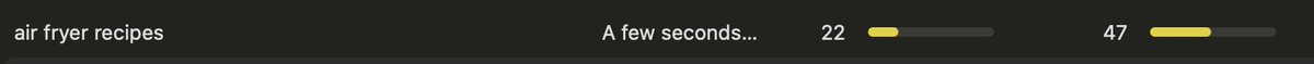 marcelojose_dev's tweet image. 🎁 Day 14: Air Fryer Recipes App 🍟

✨ App idea: An app with a collection of delicious air fryer recipes for every meal.

🔑 Keyword insights:
- air fryer recipes

A must-have for air fryer lovers and home cooks! 🍴🔥
#AppIdeas #AdventCalendar #KeywordResearch