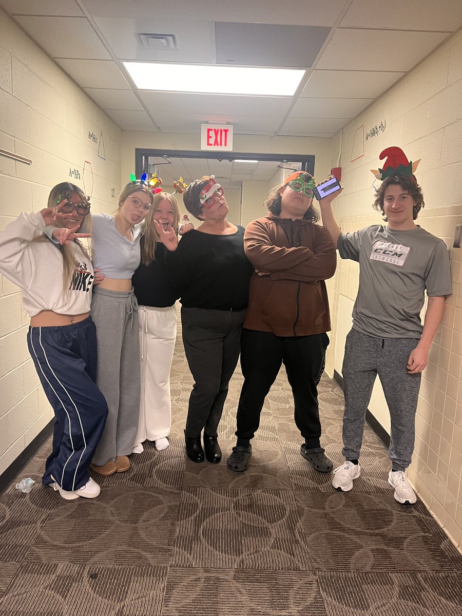 Last day of seminar for so many of my seniors today!  We had our annual Christmas party today!  Fun games and a lot of yummy snacks!