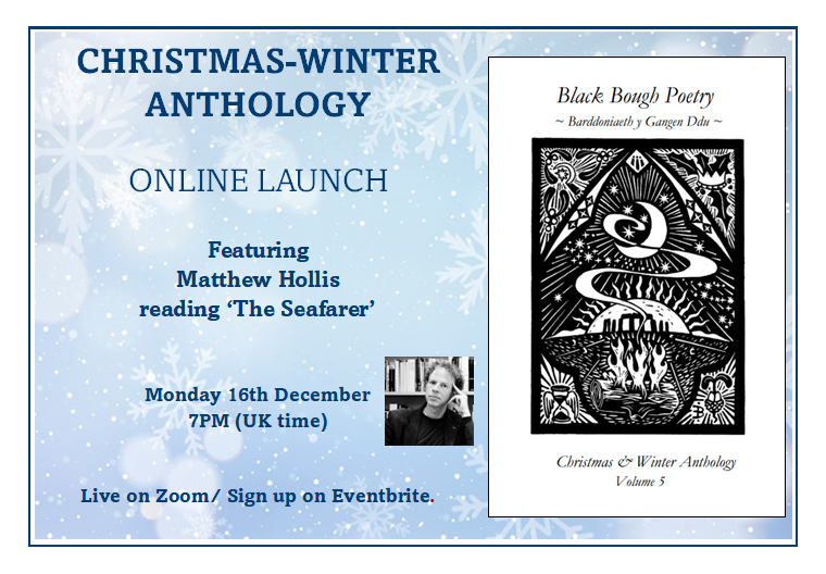 Get your free audience ticket for this special event next Monday evening 16th Dec. Black Bough poets ride through the winter storm with 'The Seafarer', Matthew Hollis (<a href="/hazel_press/">Hazel Press</a>). Get your tickets now!

eventbrite.ie/e/black-bough-…