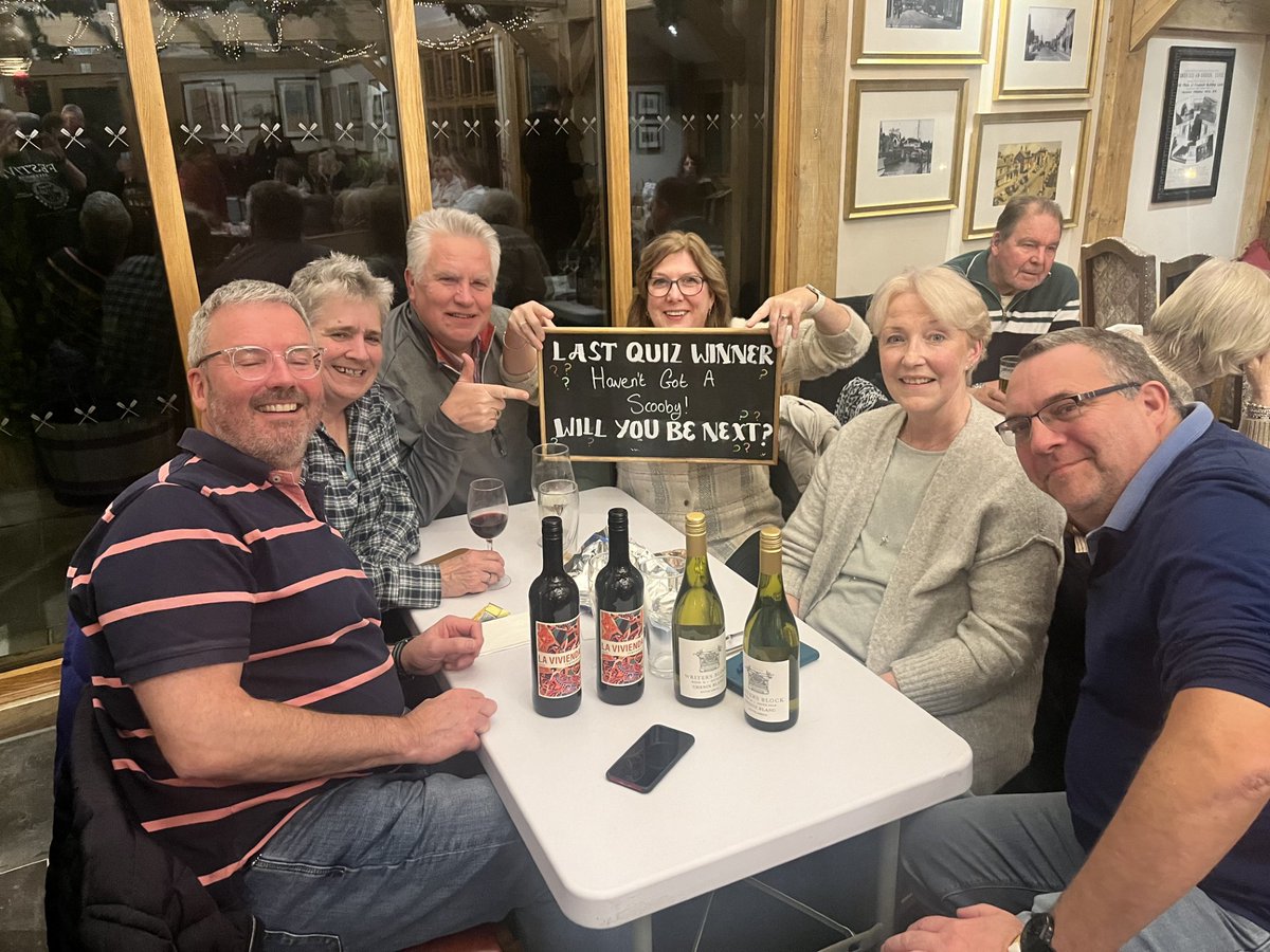 It's almost time for our Christmas Quiz on Tuesday 17th! at The Ferry Boat Inn! 🎅

We are fully booked and looking forward to welcoming last month's winners, Haven't Got a Scooby, back to defend their title. Who ever wins this one will be the last winners of 2024!