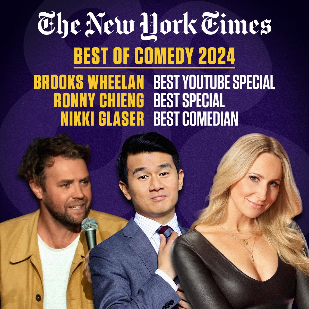 800 Pound Gorilla Media (@800pgm) on Twitter photo Congrats to our partners for making this years best-of comedy list with <a href="/nytimes/">The New York Times</a>
nytimes.com/2024/12/10/art… Congrats to our partners for making this years best-of comedy list with <a href="/nytimes/">The New York Times</a>
nytimes.com/2024/12/10/art…