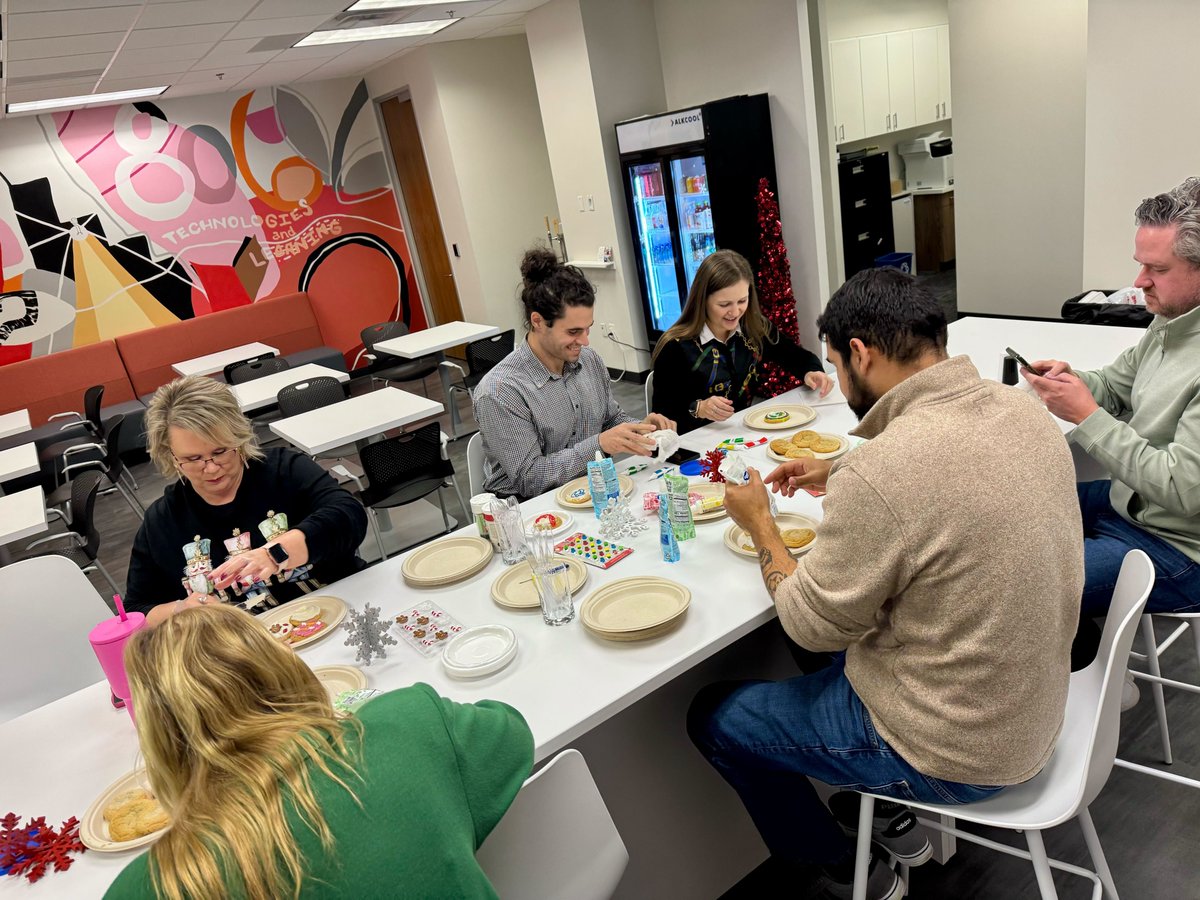 Christmas cookies and holiday cheer filled the office today as our team put their decorating skills to the test. Check out the festive results! 🎅🍪