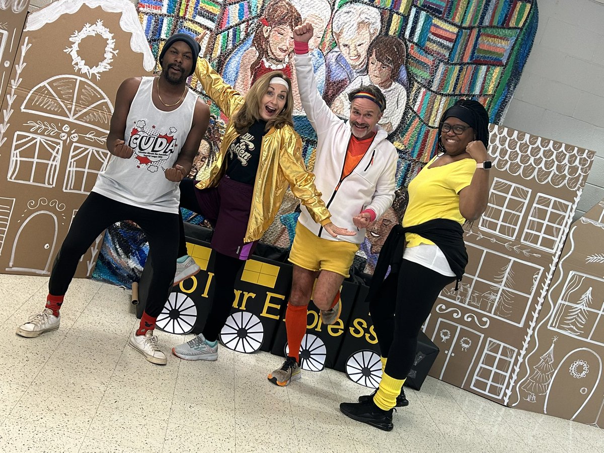 Team Dress Up Day! “Let’s Get Physical: 4th Grade by Style” #holidays #4thGrade <a href="/chrisaustinLES/">Mr. Austin</a> <a href="/CarolWa86515101/">Carol Watkins</a> <a href="/LeaphartElem/">Leaphart Elementary</a>