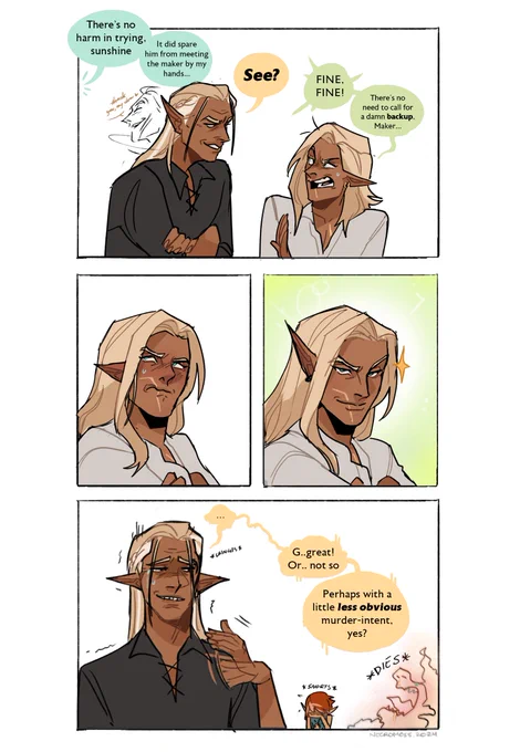 Zevran's rizz lesson attempt no.2 (okay-ish i guess) #dragonage 