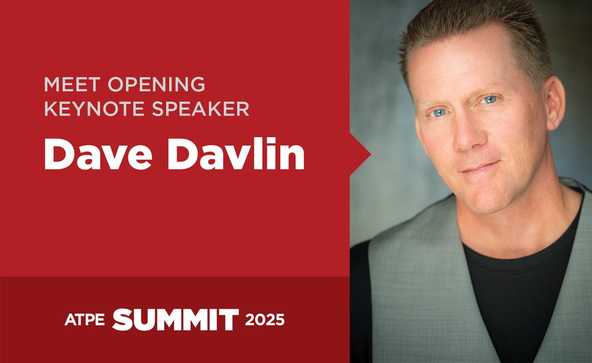 OfficialATPE's tweet photo. Drumroll, please ... The opening keynote speaker for the 2025 ATPE Summit is @DaveDavlin , known for delighting audiences with his amazing basketball acumen and powerful, purposeful message, will join us July 7 in Austin. Learn more: https://t.co/pkAzqUUCCs #ATPESummit #txed https://t.co/YLyDI3Rkl4