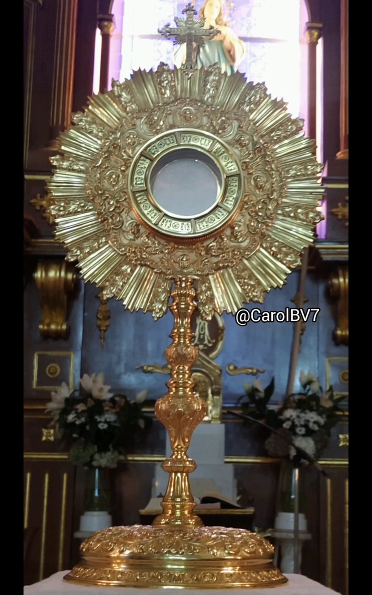 CarolBV7's tweet photo. Adorado Y Amado Sea Jesús Eucaristía De Él Sale Una Fuerza Que Nos Cura A Todos https://t.co/5YLeydxZo8