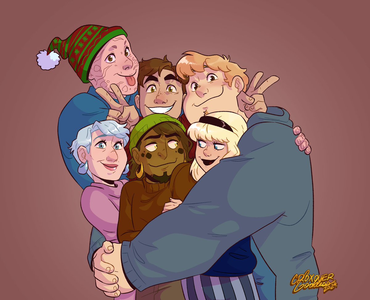 「Found Family ChristmasToad and some of h」|🐝Roxanne🐝のイラスト