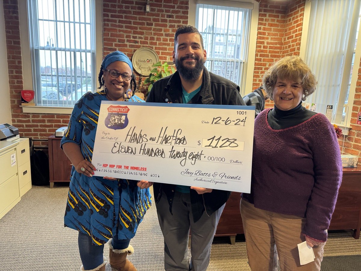 Mr. Batts 🦇 (@rapjoeybatts) on Twitter photo Big donation to @HandsOnHartford from myself and the crew🫡❤️ Big donation to @HandsOnHartford from myself and the crew🫡❤️