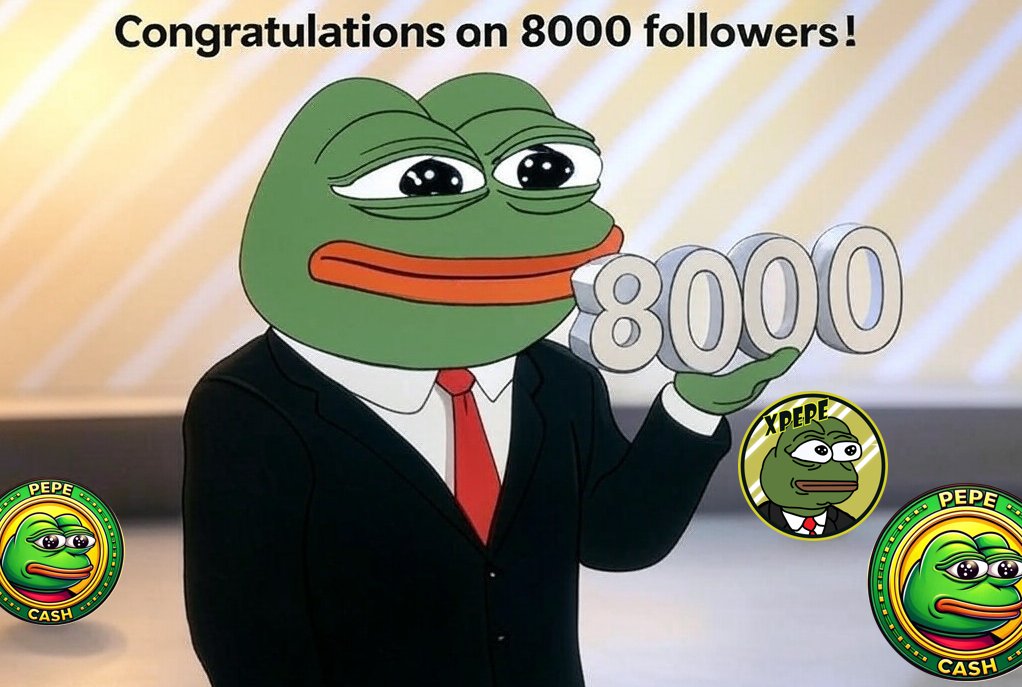 xPEPENFT's tweet photo. 🐸 3+ years ago we made a commitment on the #XRPL to create a community run project

🚫 No paid influencers, no KOLs.. just frenship

🎉 Thank you for your support, 8000 followers is a huge milestone! https://t.co/tE01EJ3Hvt
