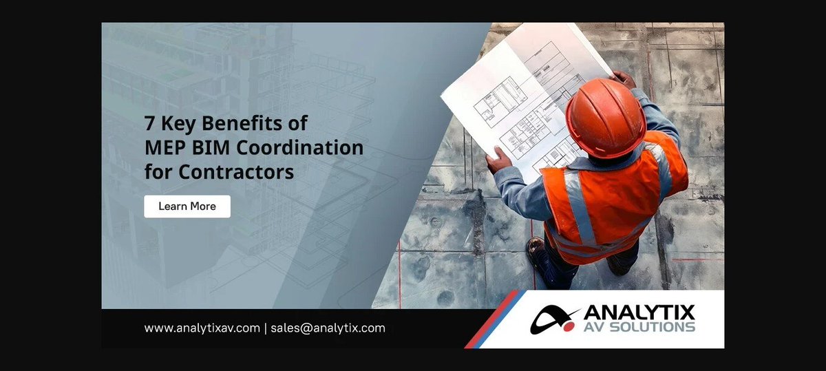 analytixsoln's tweet image. Did you know #MEPBIM can lead to significant #costsavings in multistorey projects? Find out how MEP BIM can save you money and boost efficiency.

hubs.la/Q02_nVtJ0

#AnalytixSolutions #Audiovisual #AVBIM #AnalytixAv #AVSolutions