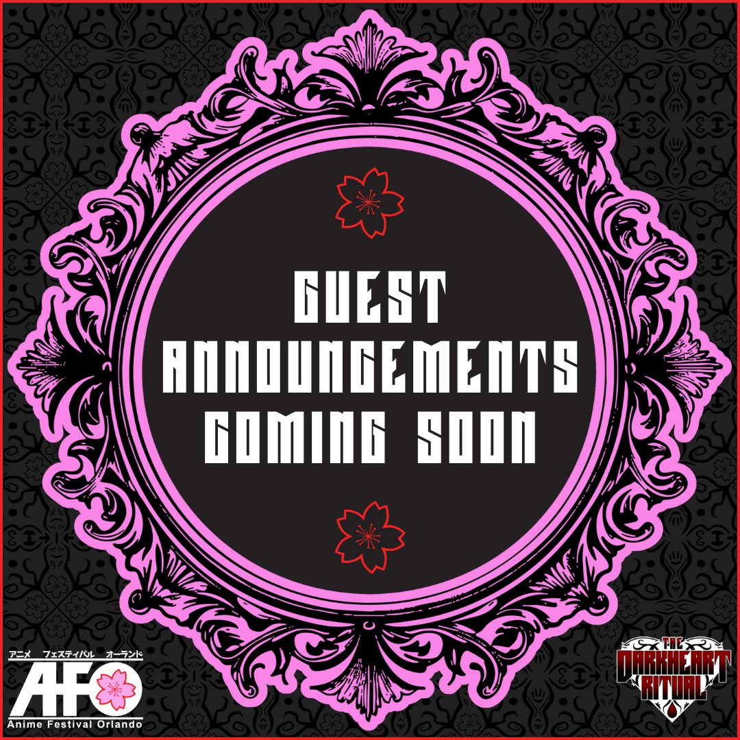 Happy Friday the 13th! We'll be announcing soon who will be joining us for the sights and frights of AFO 2025. First announcement will be going up on Monday evening.

Keep an eye on all of our pages for news and updates as we ramp up for AFO 2025!