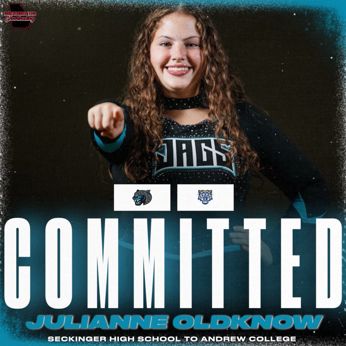 Congratulations Julianne on committing to Andrew College! 💙 🖤 ➡️ 💙 💛 🐅
#GeorgiaHSCheer2024 #GHSACheer2024