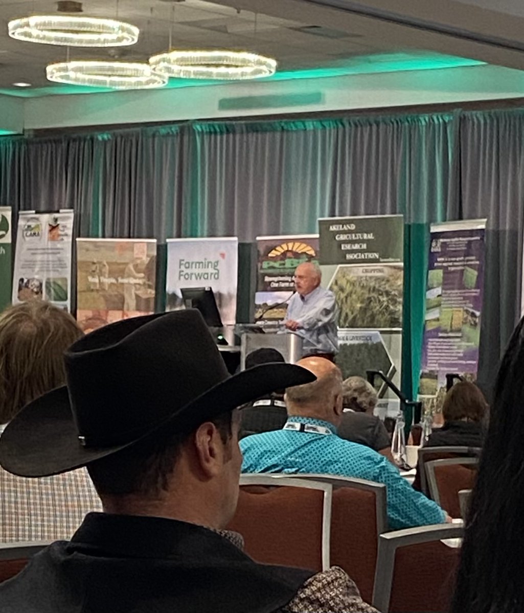 GatewayResearch's tweet photo. Wow! Three days of sharing experiences and stories, and hearing from a variety of speakers. See you at the next Western Canada Conference on Soil Health and Grazing (2026)!
#WCCSHG24 #GRO #CARA #BRRG #FarmingForward #PCBFA #LARA #CAFLA #FFGA #NPARA #MARA https://t.co/SILeZ7SPsV