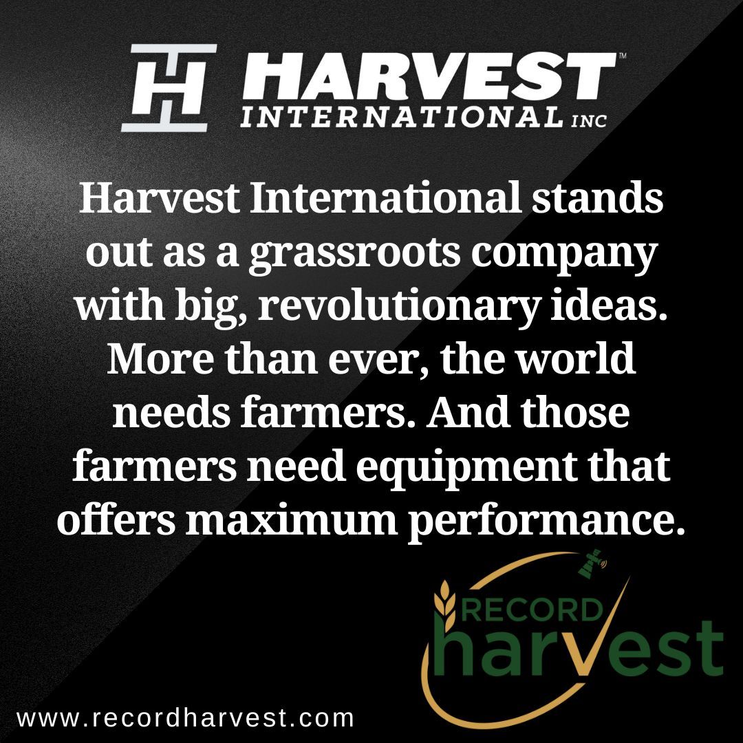 recordharvest's tweet photo. We are proud to be a Harvest International dealer! Get your maximum performing equipment here at Record Harvest!
#RecordHarvest #HarvestInternational #MaximumPerformance #Equipment https://t.co/TPqYCOGgIf