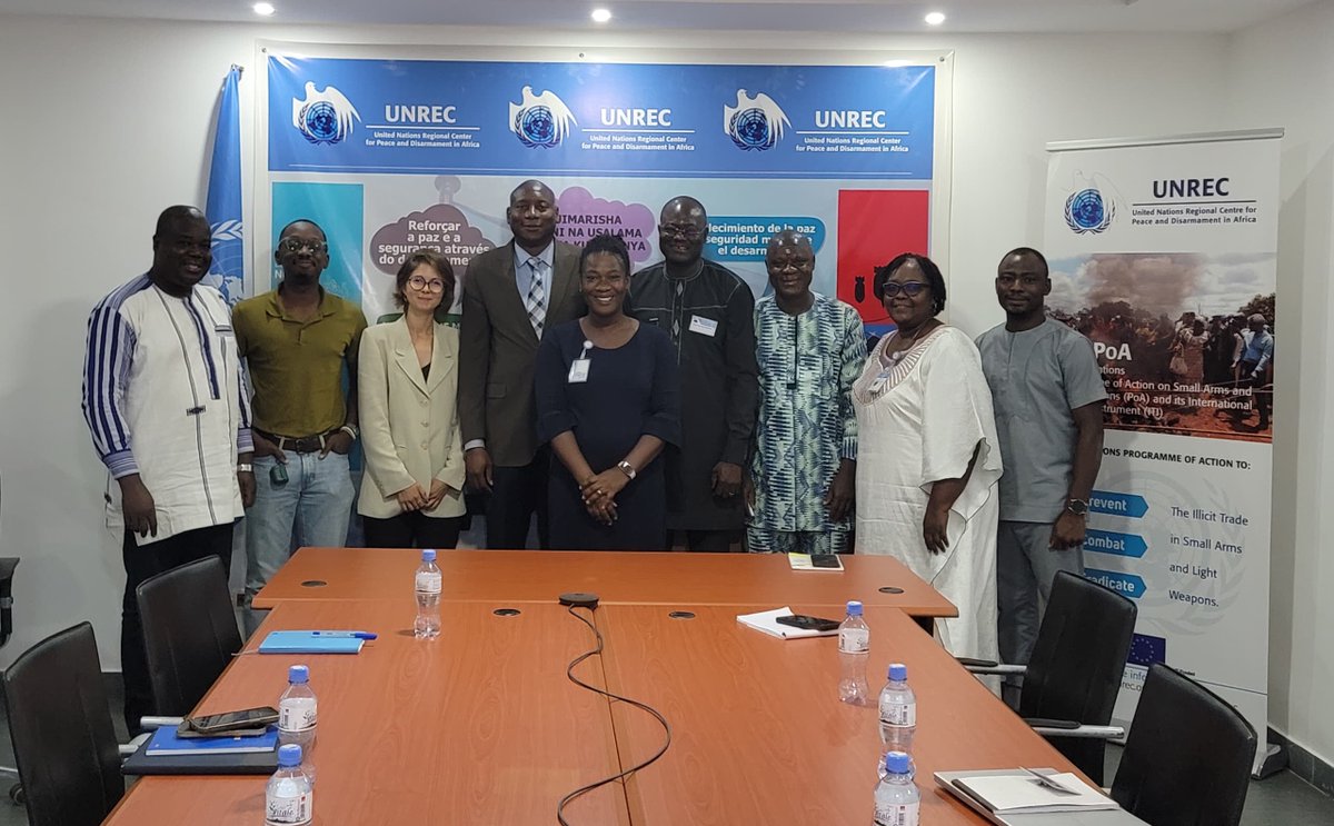 odaunrec's tweet photo. ✨L ' #UNREC a été honoré de la visite de travail du #PURS en présence de la #CNLPAL_Togo et du #BCR_ONU 
#UnitedNations #SDG16 #Disarmament https://t.co/Zhd1hBTrTA